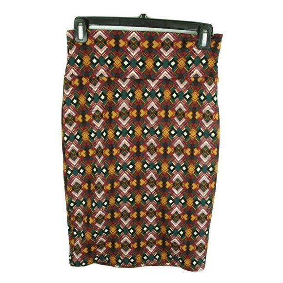 LuLaRoe Dresses & Skirts - LulaRoe Women's Skirt Cassie Jewel Tones Pencil Stretch Straight XS